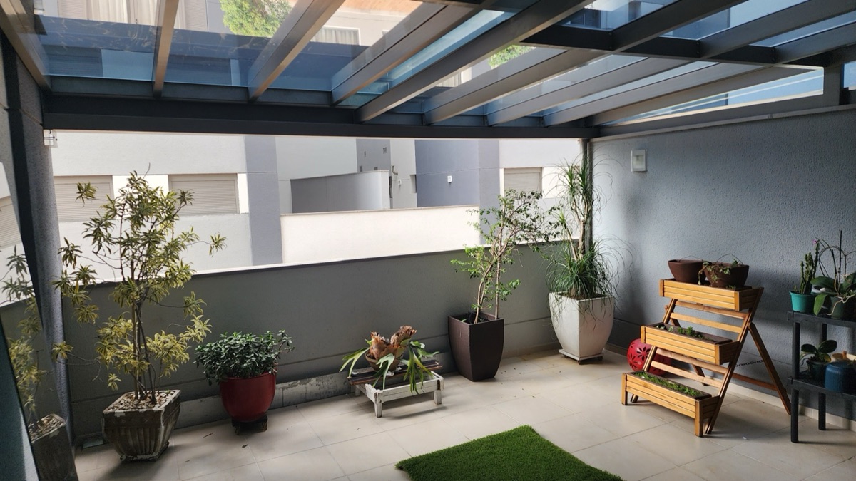 Garden envidraçado com vidro laminado 10 mm